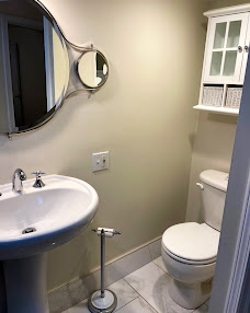 Bathroom cleaned top to bottom